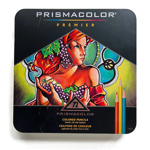 Prismacolor Premier Colored Pencils Tin Box Set of 72