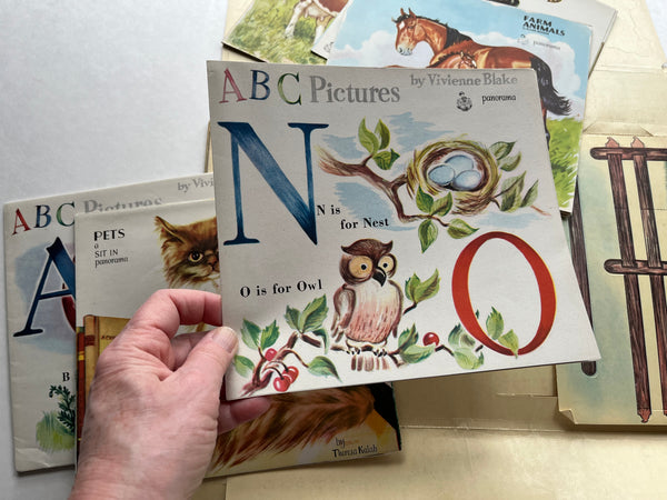 Barnyard Paper Doll Animals Objects and Panoramas