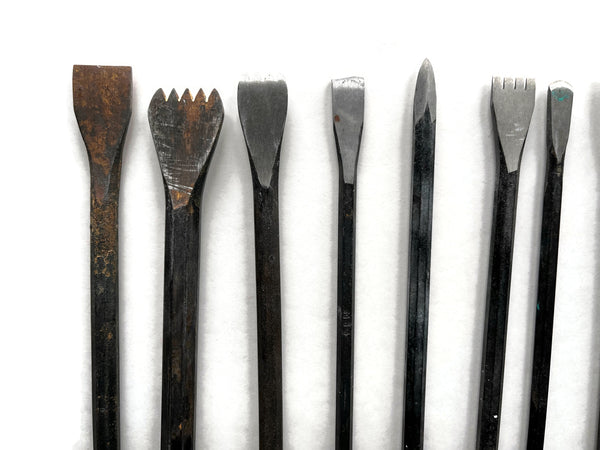 Sculpture House Brand Chisel Tools with Carrying Case - 10 Chisels