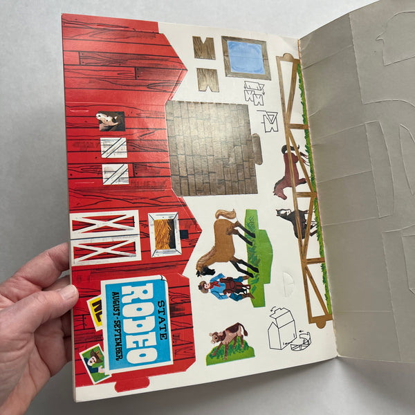 Tiny Western Rodeo Paper Doll Book