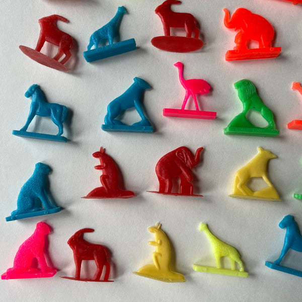 Vintage Plastic Zoo Animals