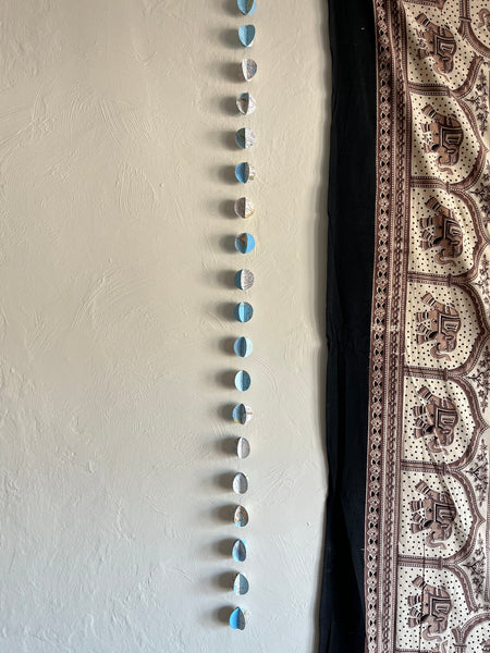 Vintage Nat Geo Atlas Circle Garland