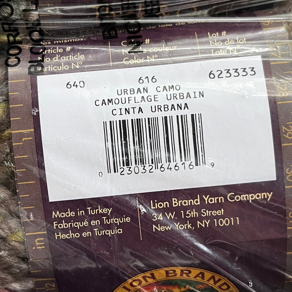 Lion Brand Yarn - Wool-Ease® Thick & Quick® Stripes 3-Pack - Urban Camo Color