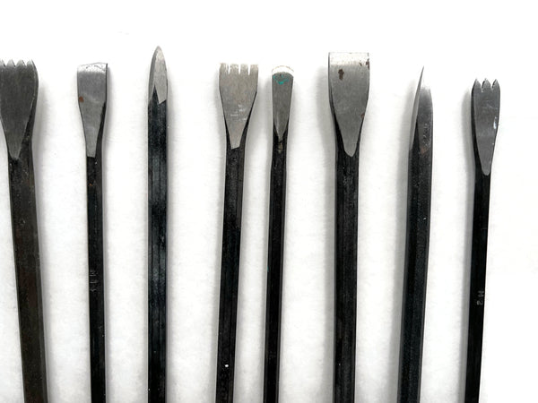 Sculpture House Brand Chisel Tools with Carrying Case - 10 Chisels