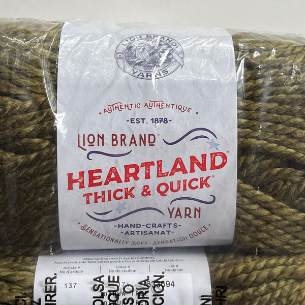 Lion Brand Yarn - Heartland Thick & Quick 3-Pack - Joshua Tree Color