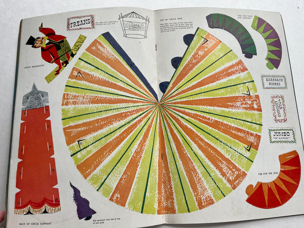 Vintage Circus Punch-Out Book