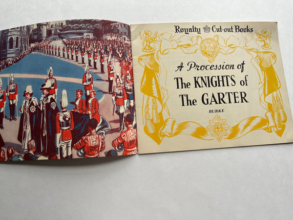 Knights of The Garter Royalty Cut-out Book