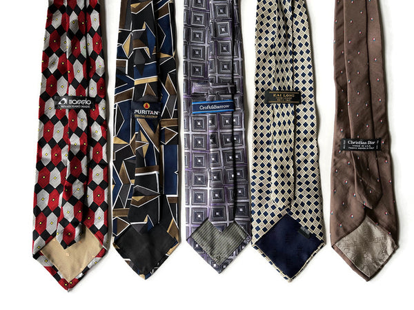 Ties for Upcycling - Graphic Designs - Choose from 5