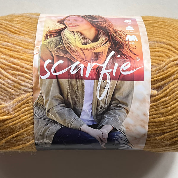 Lion Brand Yarn - Scarfie 3-Pack Plus - Mustard/Ice Pink Color