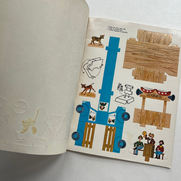Tiny Western Rodeo Paper Doll Book