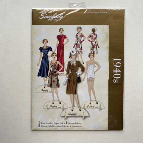Simplicity Fashion Paper Doll Kit