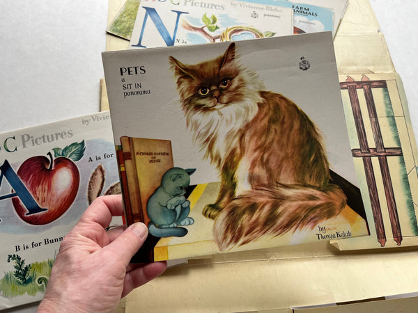 Barnyard Paper Doll Animals Objects and Panoramas
