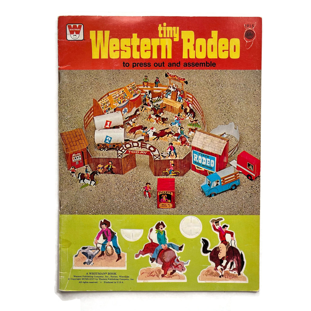 Tiny Western Rodeo Paper Doll Book