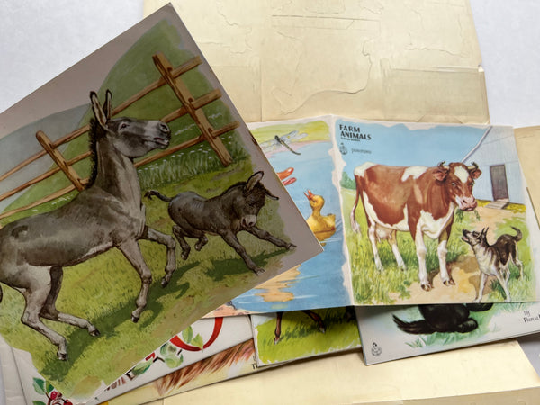 Barnyard Paper Doll Animals Objects and Panoramas