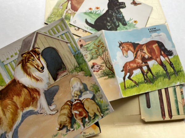 Barnyard Paper Doll Animals Objects and Panoramas