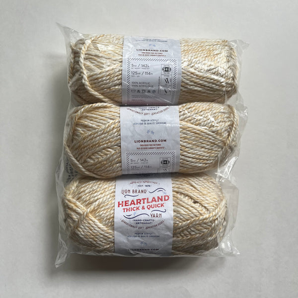 Lion Brand Yarn - Heartland Thick & Quick 3-Pack - Acadia Color