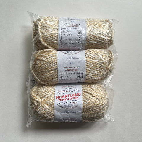 Lion Brand Yarn - Heartland Thick & Quick 3-Pack - Acadia Color