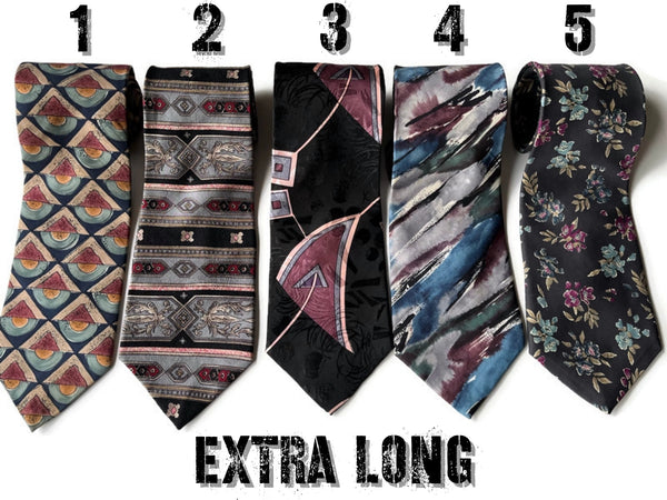 Ties for Upcycling - Extra Long - Choose from 5