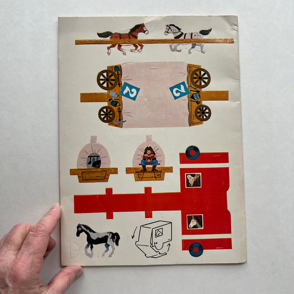 Tiny Western Rodeo Paper Doll Book
