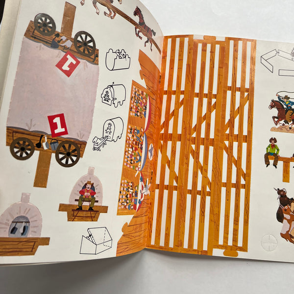 Tiny Western Rodeo Paper Doll Book