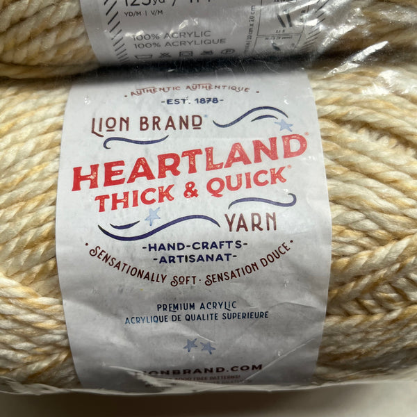 Lion Brand Yarn - Heartland Thick & Quick 3-Pack - Acadia Color