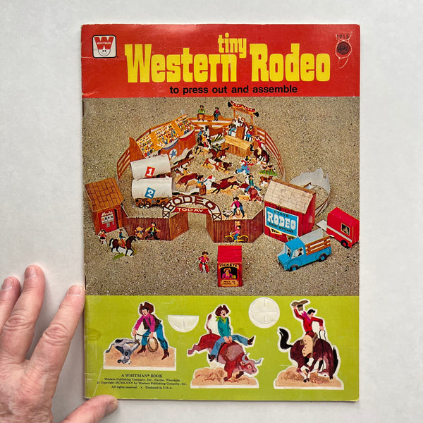 Tiny Western Rodeo Paper Doll Book