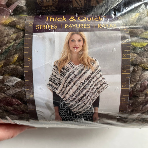Lion Brand Yarn - Wool-Ease® Thick & Quick® Stripes 3-Pack - Urban Camo Color