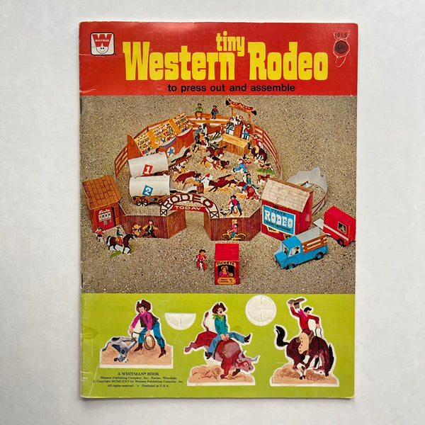 Tiny Western Rodeo Paper Doll Book