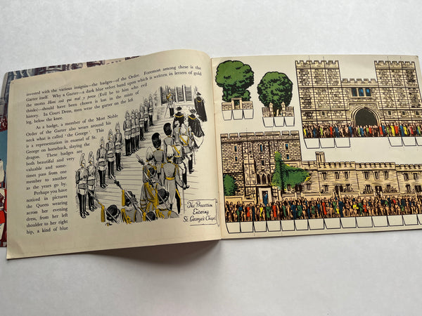 Knights of The Garter Royalty Cut-out Book