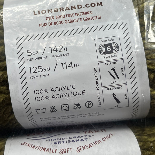 Lion Brand Yarn - Heartland Thick & Quick 3-Pack - Joshua Tree Color