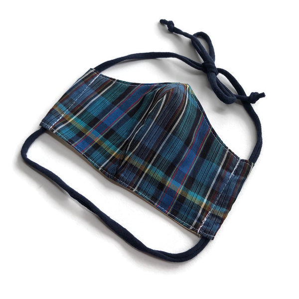 Handmade Mask - Medium / Women’s - Fitted Style - Plaid