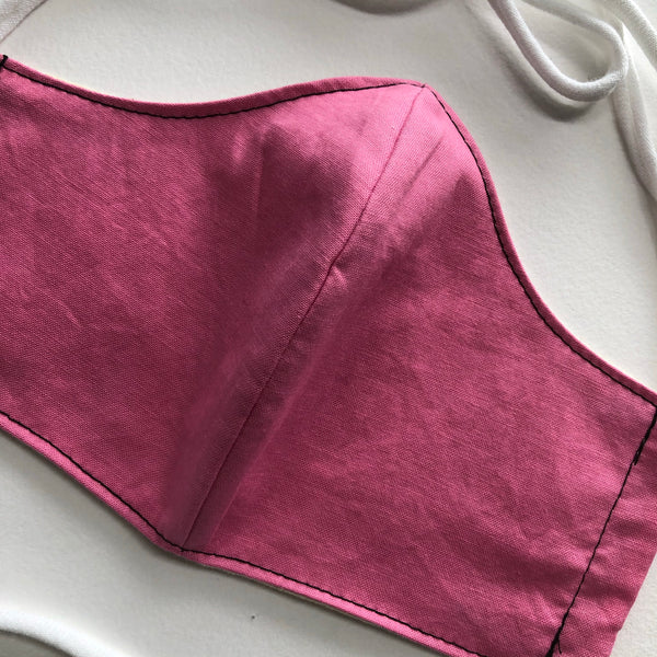 Handmade Mask - Choose Your Size - Dusty Pink