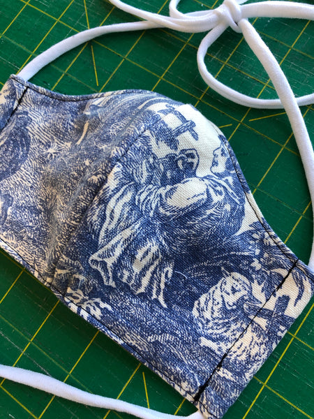 Handmade Mask - Fitted Style - Large / Men’s  - Toile